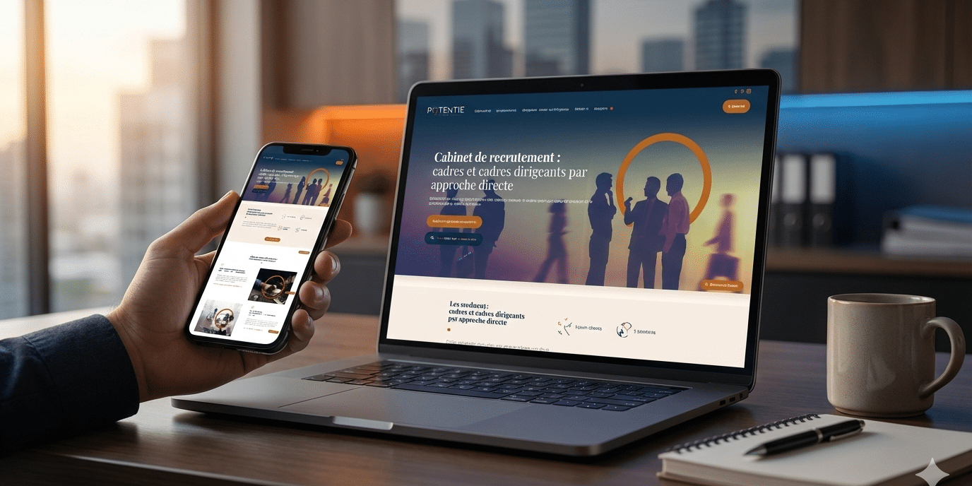Refonte site WordPress Potentiel – sevices BtoB