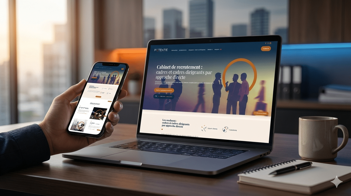 Refonte site WordPress Potentiel – sevices BtoB