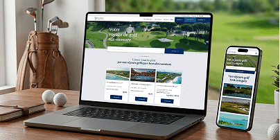 Refonte site WordPress Agolfing Experience – sevices BtoB